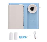 Fotocamera a Stampa Istantanea per Bambini, Fotocamera Digitale con 3 Rotoli di Carta da Stampa, Schermo HD da 2,8 Pollici con Messa a Fuoco Automatica e Zoom 8X, Registrazione