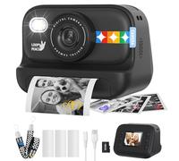 Fotocamera a stampa istantanea per bambini, regali di compleanno per ragazze e ragazzi dai 3 ai 12 anni - Videocamera 1080P per bambini, idee regalo per ragazzi dai 3 ai 4 5 6 7 8 9 10 11 12 anni -