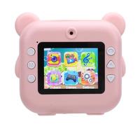Fotocamera a Stampa Istantanea per Bambini, Schermo da 2 Pollici 320x240 TFT 1080P Fotocamera per Bambini con 3 Rotoli di Carta per Stampante, Fotocamera da Viaggio Portatile