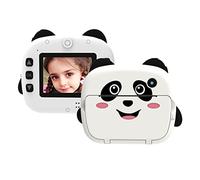 Fotocamera a stampa termica istantanea per bambini portatile Schermo da 2,4 pollici Fotocamera digitale 1080P Selfie 1080P Video FHD Stampa termica senza inchiostro 3 rotoli Carta per stampa bianca