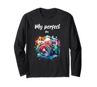 Fotocamera acquerelli fotografi regali di compleanno Maglia a Manica