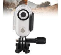 Fotocamera Action Tascabile, Fotocamera Corpo Indossabile, Videocamera per Registrazione Video HD 4K 30FPS Fotocamera Sportiva, Grandangolo 120°, Fotocamera per Vlogging (WHITE)