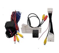 Fotocamera adatta per Dacia adatta per Duster 2009-2016 2017 2018 2019 Fisheye Dynamic Trajectory HD Car Rear View Reverse Backup Camera Kit Telecamera di retromarcia (linea di parcheggio fissa