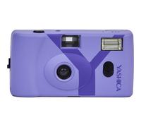 Yashica MF1Y lavanda 35mm camera set (fotocamera + inserire pellicola + batteria + cinghia) una macchina fotografica ricaricabile SOSTENIBILE usa e getta