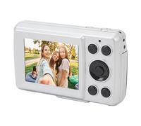 Fotocamera bambini autofocus 16X zoom 1080P 16MP argento | Ideale per adolescenti, scatto point-and-shoot, verde per ragazze, video nitidi, facile da usare