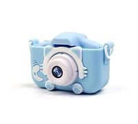 Fotocamera Bambini Mini Telecamera 2.0 20Mp, Fotocamera Digitale Per Bambini Con Schermo Ips 1080P, Compleanni Di Ragazzi E Ragazze Di 3-12 Anni, Regali Di Natale-Carta Blu + 32G