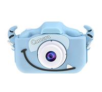 Fotocamera Bambini Mini Telecamera 2.0 20Mp, Fotocamera Digitale Per Bambini Con Schermo Ips 1080P, Compleanni Di Ragazzi E Ragazze Di 3-12 Anni, Regali Di Natale-Carta Blu + 32G