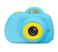 Fotocamera Bambini Mini Telecamera Obiettivo Hd Da 2600 W, Ips Da 2,0 Pollici, Regali Per Ragazze E Ragazzi Dai 3 Ai 12 Anni-Carta Blu + 16G
