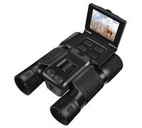 Fotocamera Binocolo Digitale HD 12X, Telescopio Compatto per Concerti di Birdwatching con Display LCD, Registrazione Video, Impermeabile, Portatile per Sport All'aria Aperta