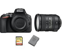 FOTOCAMERA BRIDGE NIKON D5600, Risoluzione 24,2 megapixel, stabilizzatore elettronico, 18 megapixel, Nero
