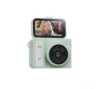 Fotocamera CCD compatta retrò con display flip per studenti fotografi che esplorano le tecniche di imaging digitale di base (verde)
