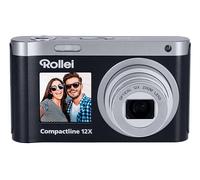 FOTOCAMERA COMPACTA ROLLEI Compactline 12102, Zoom 12x, Risoluzione 64 MP (9.2 x 6.9 pixel, interpolati) Zoom ottico 12x, 12 megapixel, Argento, Nero