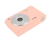 Fotocamera Compatta, Fotocamera Digitale con Doppio Obiettivo Anteriore e Posteriore HD da 50 MP con Treppiede per la Registrazione (Roseo)