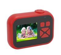 Fotocamera Compatta per Bambini con Messa a Fuoco Automatica - Fotocamera Digitale Carina 24MP HD Zoom Digitale 4X Fotocamera Compatta con Messa a Fuoco Automatica Antiurto (rosso)