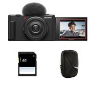 Fotocamera Compatta Sony ZV-1F 20MP Zoom 1x Wi-Fi+Bluetooth SD8GB+Custodia Nera