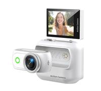 Fotocamera con azione del pollice con risoluzione 4K e memoria espandibile a 128G Perfetta per la registrazione attività viaggio Fotocamera sportiva impermeabile