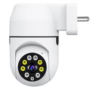 Fotocamera con lampadina intelligente 1280x960, slot per scheda di memoria e app per monitoraggio e sicurezza domestica.