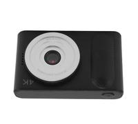 Fotocamera con Messa a Fuoco Automatica e Zoom Digitale 4K HD 16X per Vlogging Fotografico di Viaggio, Fotocamera Portatile per Lauree e Cerimonie Nuziali (BLACK)