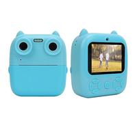 Fotocamera con Stampa Digitale per Bambini, Videocamera per Selfie con Doppia Lente HD Pixel per Riproduzione Cartoni Animati, Schermo da 2,8 Pollici, Fotocamera per Bambini con