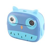Fotocamera con Stampa Istantanea, Fotocamera con Stampa 1080P HD 12MP per Bambini con Impostazioni Regolabili, Display IPS da 2,4 Pollici, Zoom 16X, Risoluzione Foto 4K, 3 Rotoli