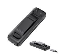 Fotocamera corporea portatile - Piccola fotocamera corporea, fotocamera HD ultra-piccola | Fotocamera nascosta con visione, registratore video per il corpo con registrazione video per i font, l