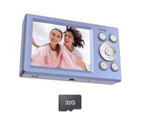 Fotocamera da 2, 8 + 1, 4 pollici ottico 16x Documentazione 4K Batteria lunga per regali viaggio nel campus Fotocamera per studenti