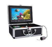 Fotocamera da Pesca, 10 "Monitor a colori 30m Cable 100 0TVL. WiFi Fotocamera da pesca subacquea Finder Phinder 5 Dispositivi mobili Visualizzazione,Fotocamera per la pesca subacquea(White LED 20M Ca