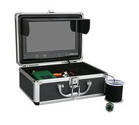 Fotocamera da Pesca, 100. 0TVL. Kit videocamera da pesca sott'acqua 6 PCS. Lampada a infrarossi Lampada con 9 "pollici Monitor a colori Fish Finder for la pesca del ghiaccio ,Fotocamera per la pesca s