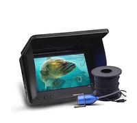 Fotocamera da Pesca Video portatile Fish Finder LCD 5.0/4.3 pollici Display Subacqueo 220° Fotocamera da pesca Impermeabile IPS 1080P 9 ore Endurance Night Vision ,Fotocamera per la pesca subacquea(20