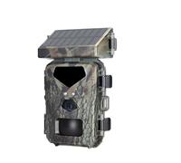 Fotocamera da traccia, Mini 24MP Caccia Esterna Sentiero Pannello Solare Telecamera Visione Notturna Gioco Trappola Video Registrazione Di Foto Cam Monitoraggio A Fauna Selvatica(MINI700-NO SD)