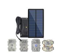 Fotocamera da tracciamento, Batteria ricaricabile del pannello solare della cella solare for la fotocamera da caccia da caccia 1 2 V / 1A 6V / 2A Pannello solare IP65. Impermeabile per il monitoraggio