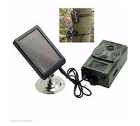 Fotocamera da tracciamento, Camera Trail Pannello solare Camera Wild Fotocamera Solar solare 2.0 "Visione notturna Telecamera di caccia a infrarossi a infrarossi GPRS. HC300m. per il monitoraggio dell