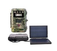 Fotocamera da tracciamento, SG2060-D. Piano Pannello solare Invisibile Night Vision Fotocamera da caccia 3 6MP 1080P. Flash bianco PORTATO Trail Camera Immagini colori per il monitoraggio della fauna