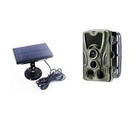 Fotocamera da tracciamento, Trail Camera Solar Panel, Trail Camera Outdoor With Solar Panel 16MP 0.3s Trigger Night Vision Waterproof Wildlife Photo Trap Camera RL17-0004 per il monitoraggio della fau