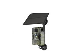 Fotocamera Da Trail 4MP 4G Con Pannello Solare GPS Rilevamento Del Movimento PIR IP66 Batteria Caccia Telecamera Selvaggia Visione Notturna IR Foresta Immagini E Video Nitidi(4G Camera Add 32G)