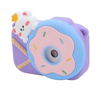 Fotocamera Digitale 1080P, Piccola Fotocamera Compatta Schermo da 2,0 Pollici Batteria Antiurto da 400 MAh per la Fotografia (PURPLE)