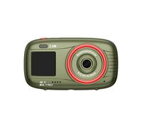 Fotocamera digitale, 2,5 K, doppio schermo, 48 MP, zoom 16x, WiFi 3 pollici, obiettivo AF secondario da 1,54 pollici, fotocamera Vlog XJ500 (verde)