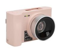 Fotocamera Digitale 2.5K 24MP con 6x M, Fotocamera Mirrorl WiFi Portatile per Viaggi e Streaming, Batteria da 800 MAh (PINK)