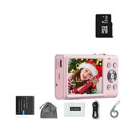 Fotocamera digitale 2.7K Autofocus Vlogging Camera HD 48MP con videocamera for a grande schermo for fotografia for bambini adulti Scatta Nitida Fluida(DC402AF-P2)