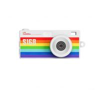 Fotocamera digitale 2K Ultra HD con display IPS da 1,47 pollici, portatile per mini pocket cam per studenti e viaggi, 180 mAh per batteria fino a 50 minuti di registrazione, nero (bianco)