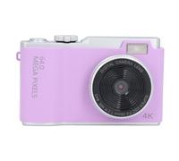 Fotocamera Digitale 48MP 1080P, Fotocamera Selfie Compatta Schermo da 2,4 Pollici Zoom 16x Messa a Fuoco Automatica Stabile Previene le Vibrazioni Batteria da 800 MAh Retro Ed