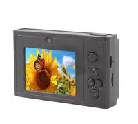 Fotocamera Digitale 48MP 1080p HD Mirrorless Camera da Viaggio per la Fotocamera da 2,4 Pollici Schermo (BLACK)