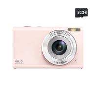 Fotocamera digitale 48MP 2.7K FHD 16X zoom digitale, webcam, autofocus Black - Nouvo