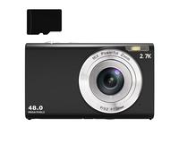 Fotocamera digitale 48MP 2.7K FHD 16X zoom digitale, webcam, autofocus Black - Nouvo