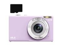 Fotocamera digitale 48MP 2.7K FHD 16X zoom digitale, webcam, autofocus LightPurple - Nouvo