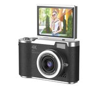 Fotocamera digitale 48MP 4K con flip screen 180 gradi e zoom 8X per fotografia