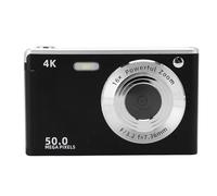Fotocamera Digitale 4k 50mp 16x Zoom Autofocus Fotocamera per la Fotografia del Paesaggio Ritratto (BLACK)
