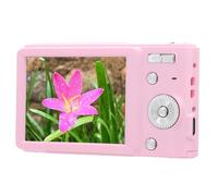 Fotocamera Digitale, 4K 50MP Autofocus Zoom Digitale 16x Antivibrazione Piccola Fotocamera con Flash, Schermo LCD Retro Compatto da 2,8 Pollici Otturatore Elettronico Punta e