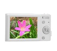 Fotocamera Digitale, 4K 50MP Autofocus Zoom Digitale 16x Antivibrazione Piccola Fotocamera con Flash, Schermo LCD Retro Compatto da 2,8 Pollici Otturatore Elettronico Punta e