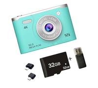 Fotocamera digitale 4K 6400 W Pixeled 2.5 "Schermo di riempimento della luce migliora la scarsa illuminazione per la fotografia di viaggio Fotocamera digitale per i viaggi